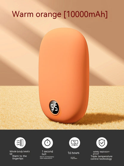 Portable Two-in-one Hand Warmer USB Rechargeable Device.